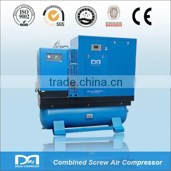 Air Dryer Air Tank Combined Twin Dual AC Electric Rotary Screw Air Compressor photo-6