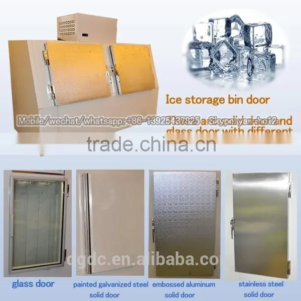 Two Convex Hinged Door Ice Storage Bin With LOGO Stickers photo-2