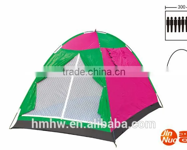 10 Person Single Layer 8.5mm Fiberglass Pole Travel Tent photo-4