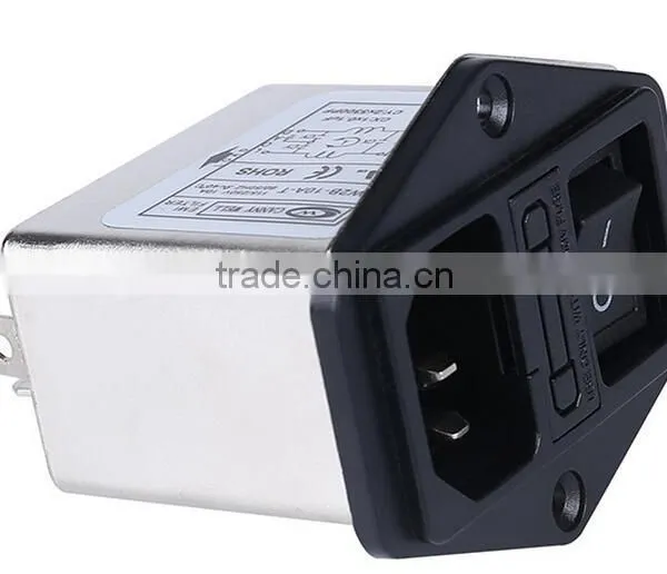 1A ~ 10A emi filter switch socket fuse