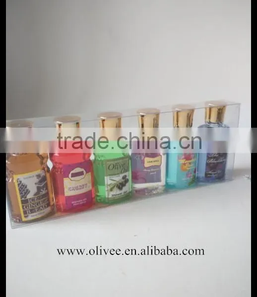 Flower Herbal Fragrances 65ml Moisturizing Body Gel Shower Gel Set With PVC Folded Box photo-2