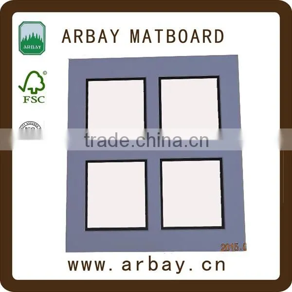 Wholesale 45 Degree Beveled Cut Die Black Mats Matt Matted for Photo Frame Deco photo-4