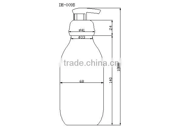 250ml Shampoo Plastic Bottle With Dispenser Pump photo-2