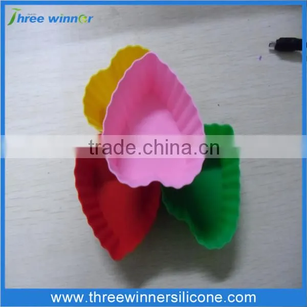 Eco-friendly 100% Food Grade Silicone Molds Baking Cupcake Mould