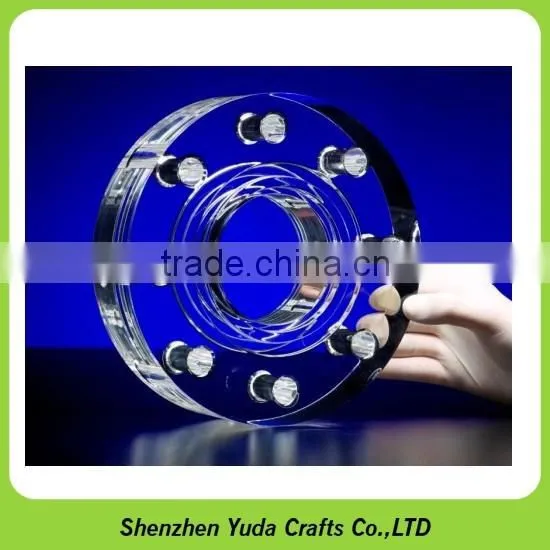 Colored CNC Milling Acrylic Cube Blocks Customized Rounting Small Clear Acrylic Manifold photo-4