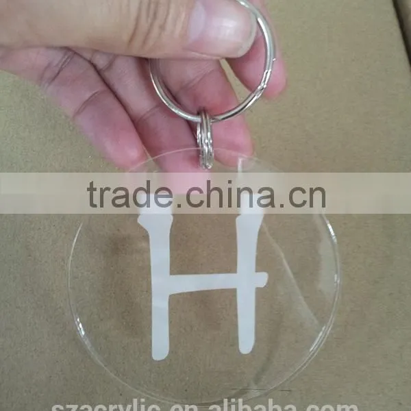 Acrylic Key Ring With Laser Letter,Acrylic Key Chain With Laser Letter photo-2