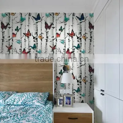2016 Beautiful Butterfly Design Walllpaper for House Decor Usage photo-6