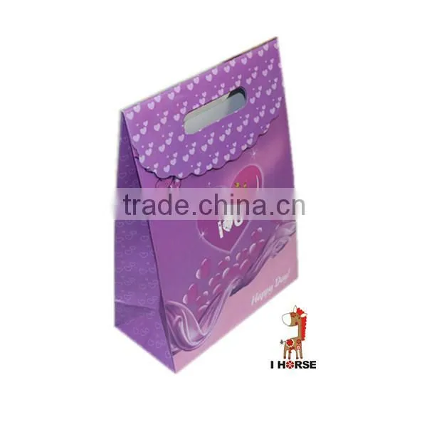 2015 Promotional Foldable Take Away Fast Food Paper Bag
