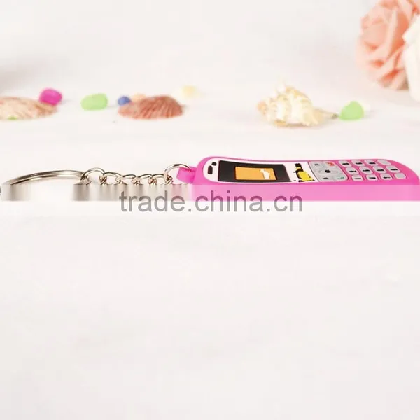 Mobile Phone Cell Phone Soft Pvc Keychain Pvc Rubber Key Chain photo-5