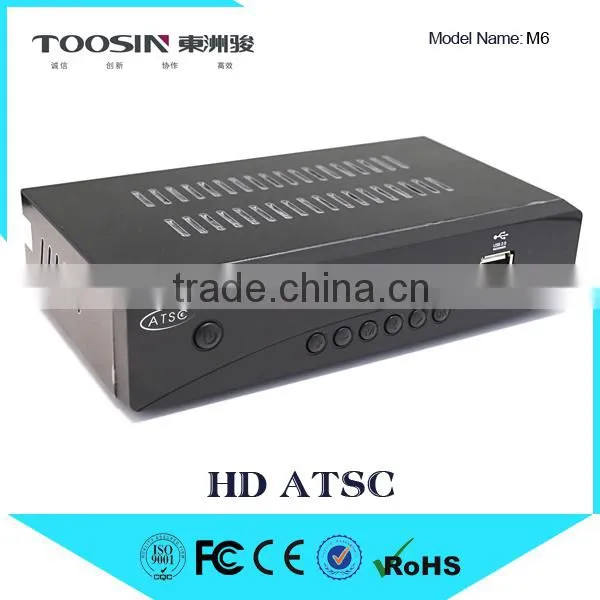 Digital Cable Conversor OEM China Supplier ATSC TV Receiver Set Top Box With PVR USB Display