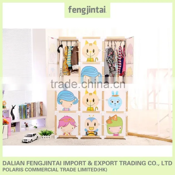 2015 Hot Sales High Quality Wooden Material and Wardrobe Specific Use Fabric Wardrobe Closet photo-2
