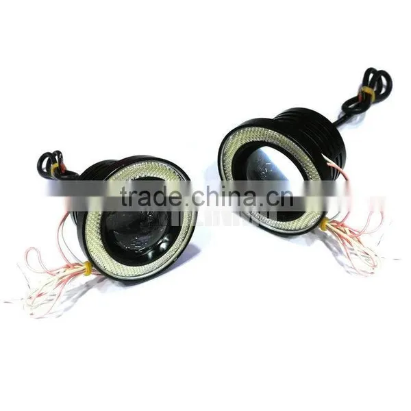 2.5'' Inches Universal Auto Fog Lamp Daytime Driving Lamp,car COB Angel Eyes Projector Lens photo-3