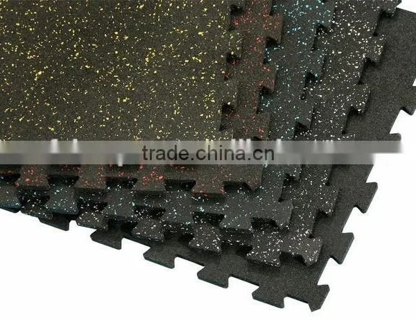 Fitness Equipment Heavy Duty Interlocking Rubber Flooring photo-6