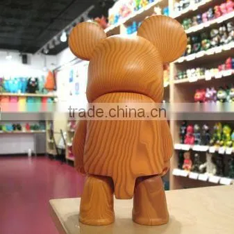 OEM 8''Cute Brick Bear Vinyl Toys/Kids Gift Vintage Wood Brick Bear Vinyl Toys/Custom Plastic Brick Bear Vinyl Toys Manufacturer photo-4