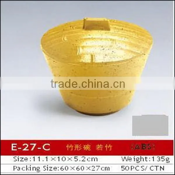 Yellow Plastic Bamboo Toothpick Jar for Hotel photo-6