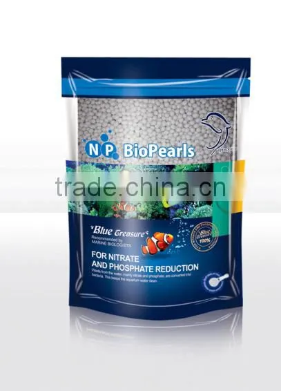 Manufacture Cheap Artificial Marine Aquarium White Biopellets photo-2