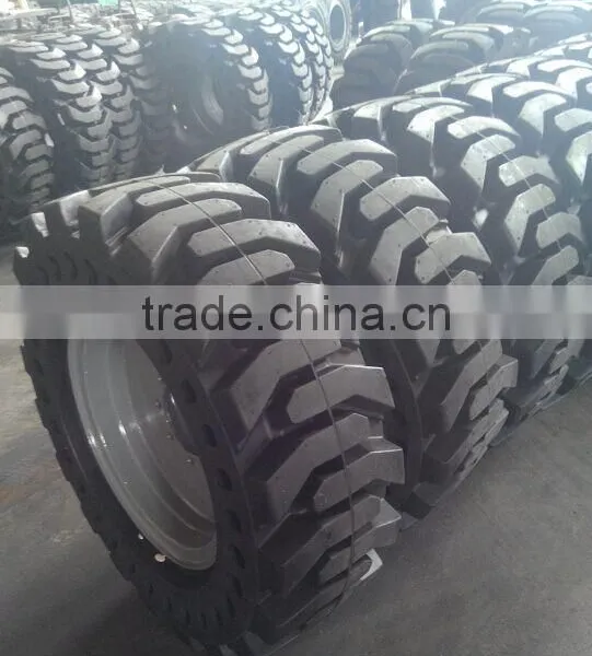 Tire Wheel Assembly Solid Skid Tire 10x16.5 10-16.5 photo-2