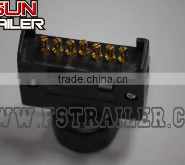 7 Pin Round Plug and 7 Pin Flat Plug for Sale photo-2