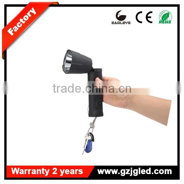 Strong Nylon Body Cree Rechargeable Industrial Led Torch Light With Tail Warning Lamp photo-2