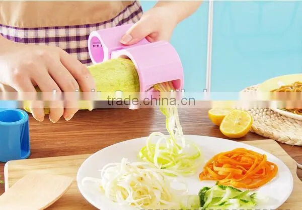CY101 Multi-purpose Vegetable Spiral Cutter Sharpener Knife Grater Shredded Slicer Kitchen Accessories photo-6