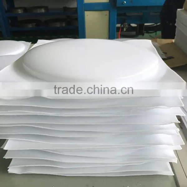 Custom PC Plastic Ceiling Lampshade of Vacuum Forming Process photo-3