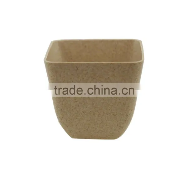 Pretty Design Eco-friendly No Pollution Bamboo Fiber Flowerpot photo-5