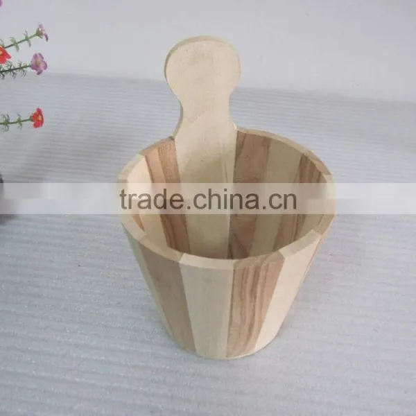 Custom Wooden Barrel, High Quality Wooden Cask, Wooden Bucket With Handle