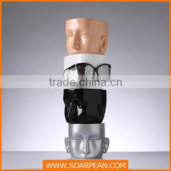 Fiberglass High Glossy Head Mannequin For Glassed Display photo-6