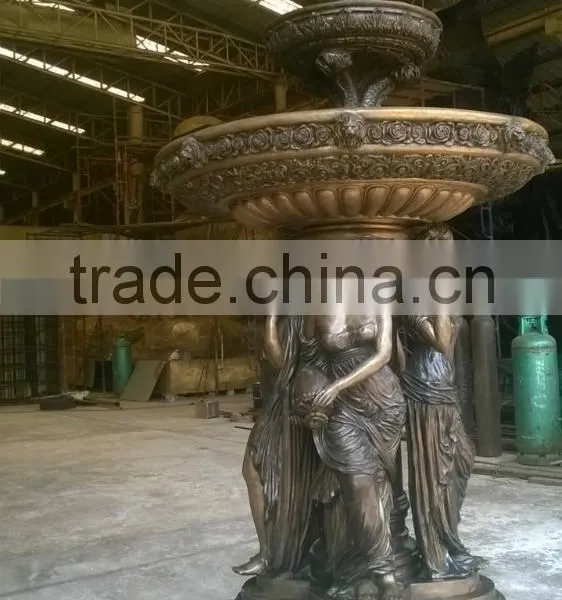 Bronze Water Fountain, Bronze Yard Water Fountain photo-5
