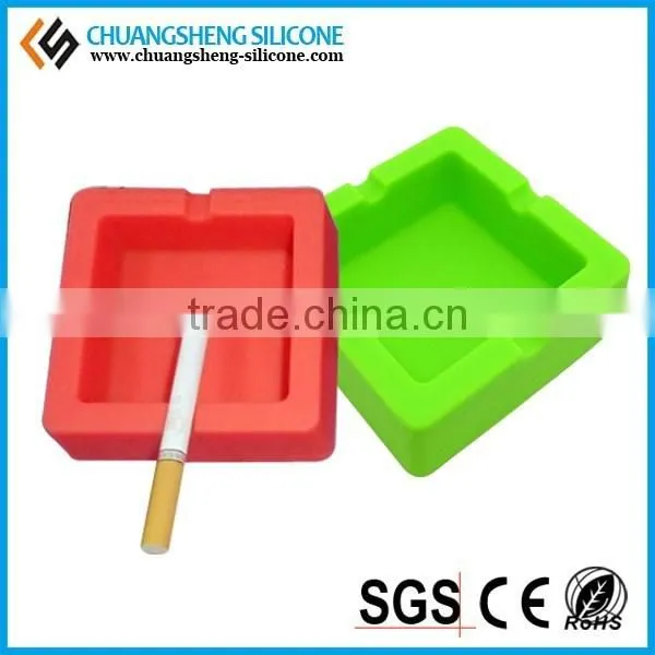 2015 Hot Silicone Rubber Indoor Ashtrays Cute Ashtrays Plastic Ashtray