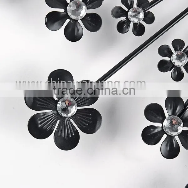 Wholesale Decoration Large Wall Clock Flower Design Factory photo-4