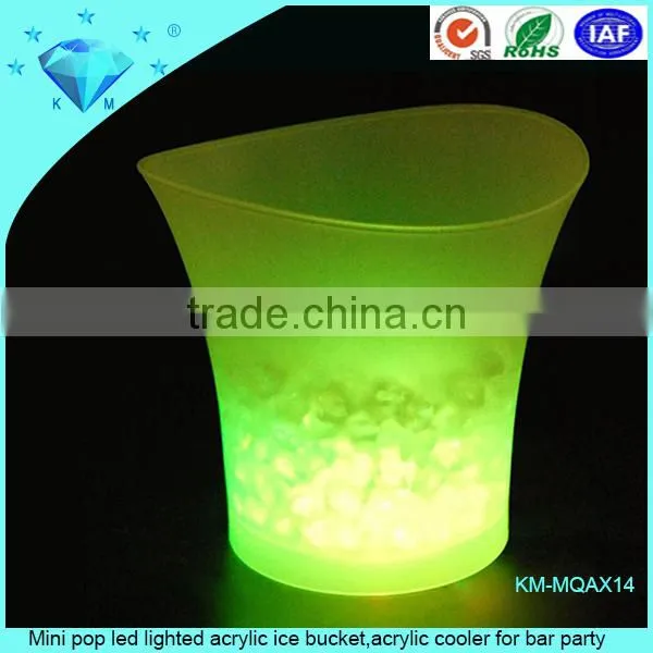 Customized LED Acrylic Ice Container Acrylic Led Wine Ice Bucket photo-4