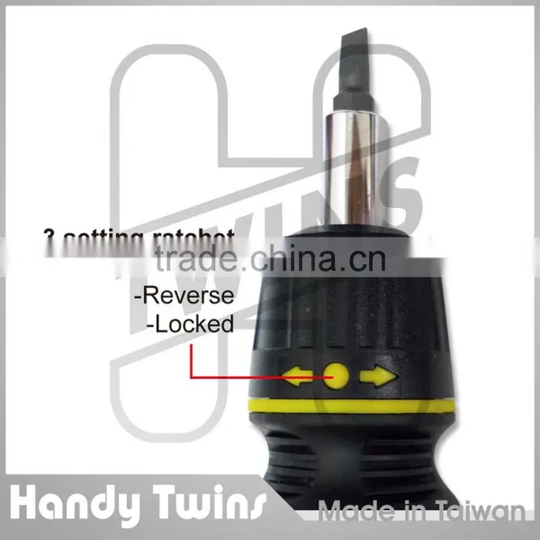 6 In 1 Stubby Ratchet Screwdriver photo-3