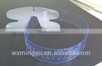 Pvc/pet/ps Clear Shirt Collar Bands With Collar Butterfly in Apparel Garment Accessory