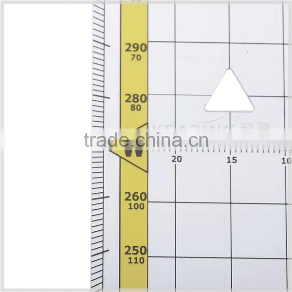 Kearing Plastic Square Ruler for Flight Industry High Quality Protractors# KPP-6 photo-2