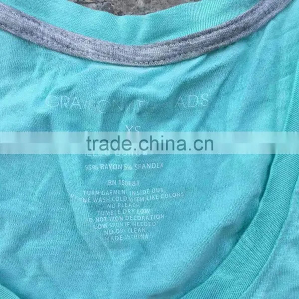 Ladies China Stock Apparel Cotton Gym Tank Top photo-3