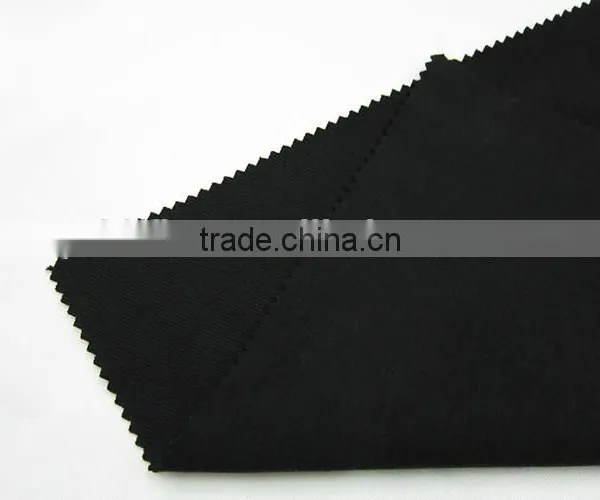 Stock Lot Black Color 100%cotton Fabric in Textile Factory photo-3