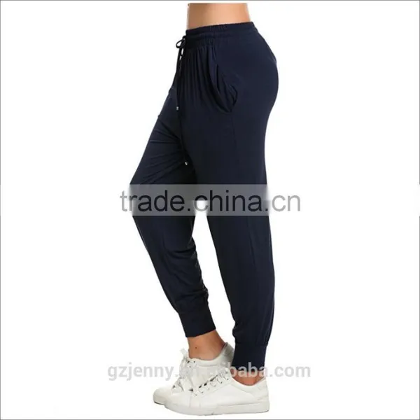 Wholesale Women's Jogger Pants Drawstring Thin Pure Color Womens Joggers Lounge Pants photo-3