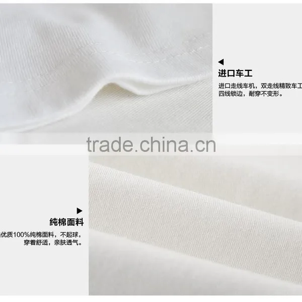 Wholesale High Quality Plain Blank 100% Cotton White t Shirts for Men Short Sleeve Customized Printed Mens t Shirt Manufacture photo-5
