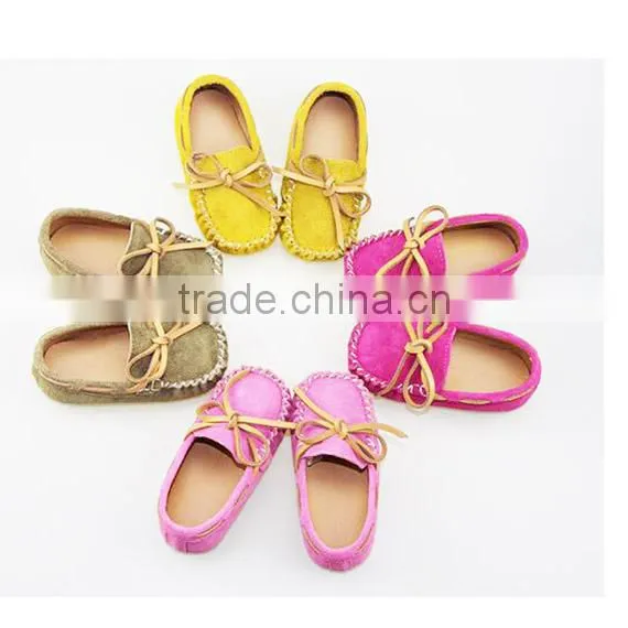 Pure Suede Leather Baby Shoes Soft Sole photo-3