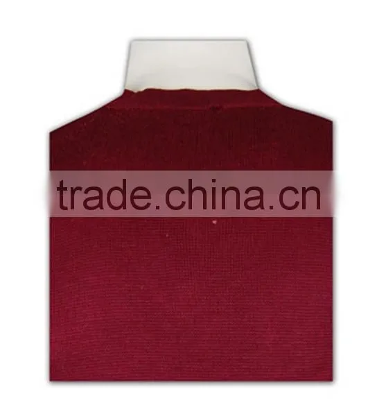 ISO9001/BSCI Manufature Good Quality Blank Unisex V-neck Cardigan Vest photo-6
