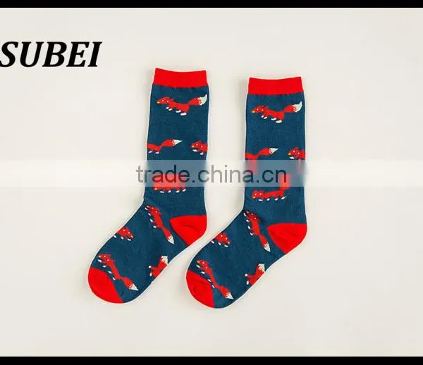 2016 New Winter Personality Color Pattern Cotton Socks photo-6