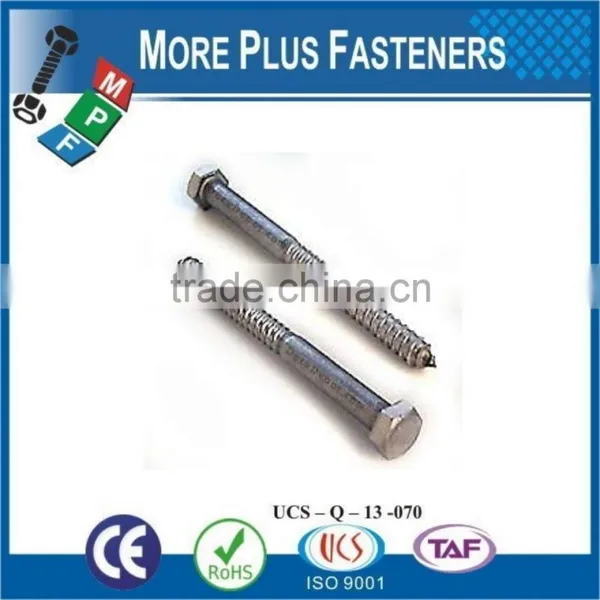Made In Taiwan External Black Phosphate White Coated Galvanized Metric Lag Bolt photo-4