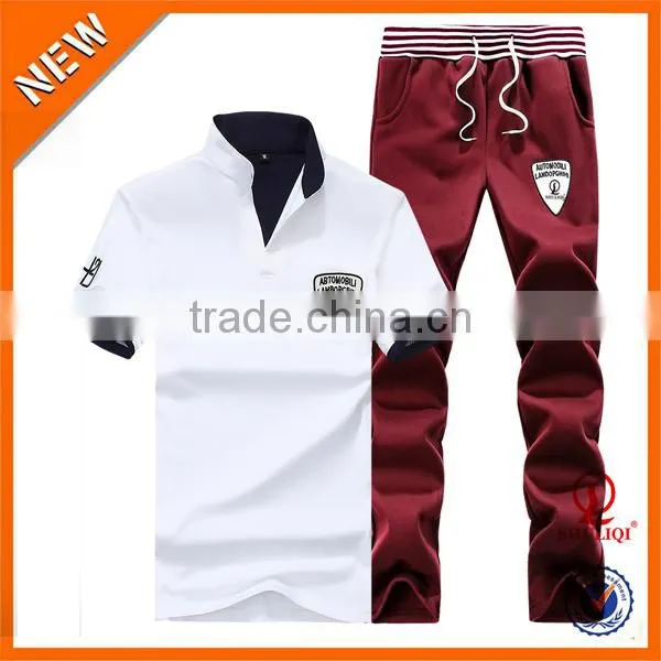 Wholesale Latest Design Tracksuit ,OEM Casual Long Short Tracksuit H-1194 photo-2