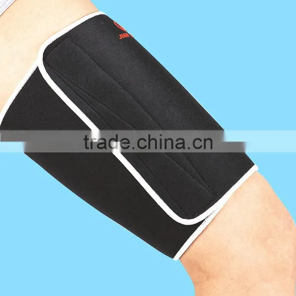 Black Stretch Neoprene Leg Knee Support Brace Padding photo-2