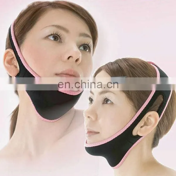 3D Face Support Slimming Shaping Chin Strap Sleep Mask Belt photo-3