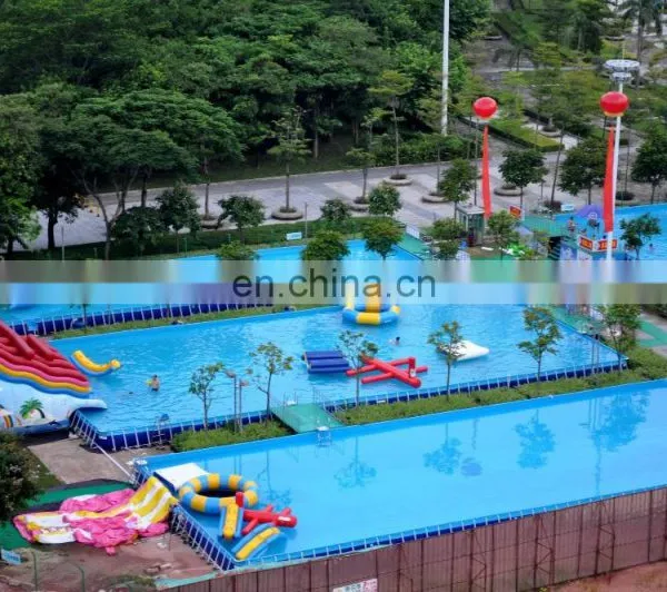 Water Park Metal Frame Blue Ocean Bracket Swimming Water Pool For Kids And Adult photo-4
