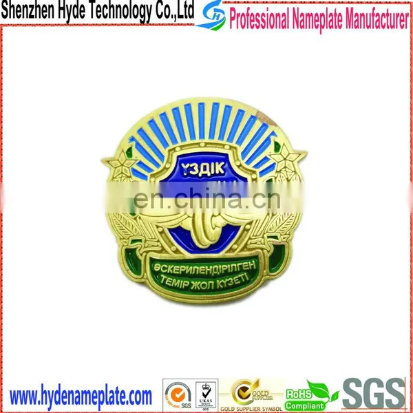 Metal,Zinc Alloy Material and Label Type Anti Brass Metal Label