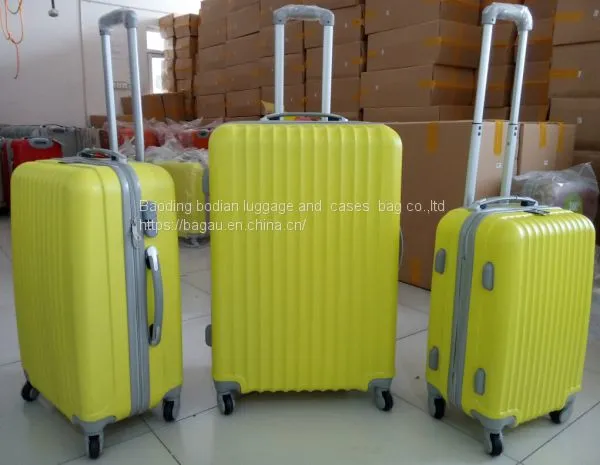 Factory Price PC Luggage Set Zipper Type Travel Bag Aluminum Trolley Travel Case photo-2