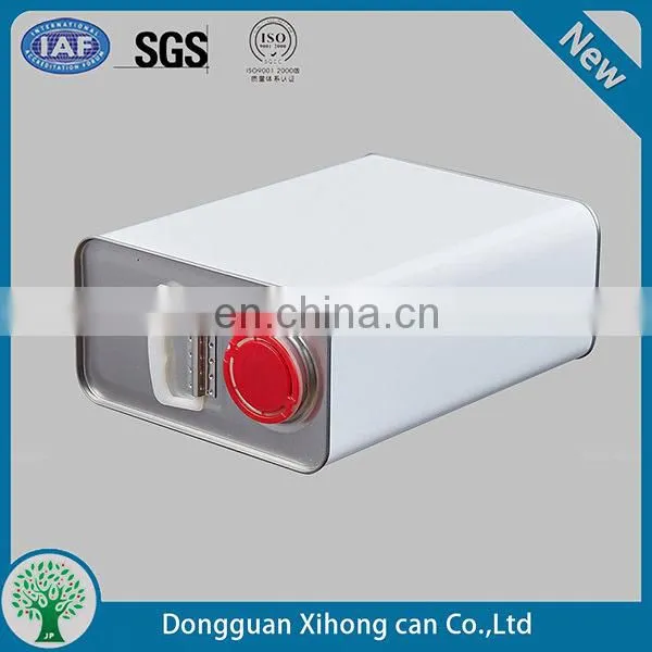 Olive Oil Tin Container Customize Metal Can Container Rectangular Petrol Gas Cans photo-2